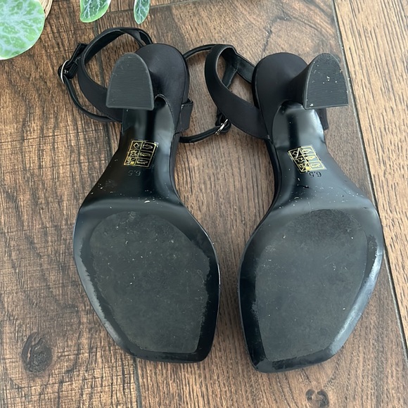 Jeffrey Campbell America Heels in Black Satin - Picture 6 of 9